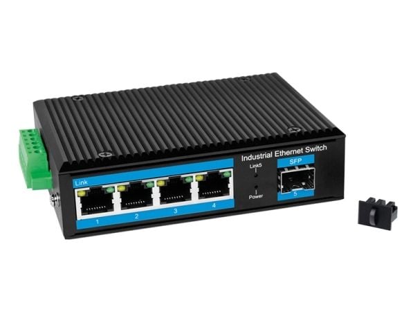 LogiLink NS204, Uhåndtert, Gigabit Ethernet (10/100/1000), Full tosidig, Kan monteres på vegg