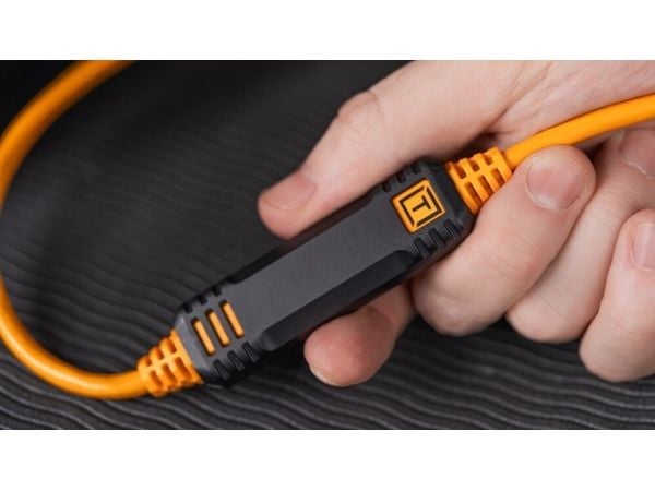 Tether Tools TetherPro USB-C på USB-C høyre Winkel oransje 9,4m