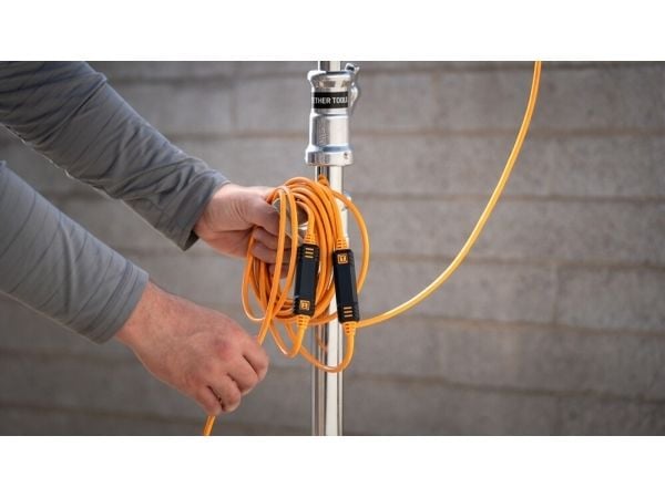 Tether Tools TetherPro USB-C på USB-C høyre Winkel oransje 9,4m