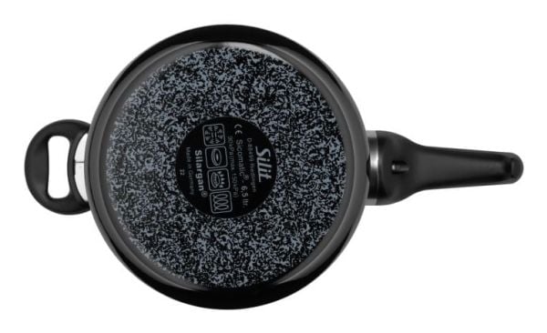 WMF 32.0101.4867, 7,5 l, Keramisk, Elektrisk, Gass, Halogen, Induksjon, Sort, 28 cm, Rustfritt stål, 4,5 l