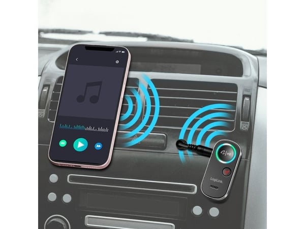 Logilink Bluetooth 5.4, 3D-äänen vastaanotin, musta