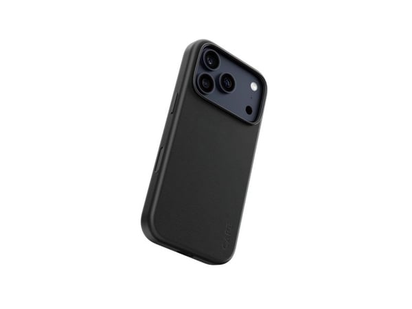 CARE by PanzerGlass Solo - Bagsidecover til mobiltelefon - MagSafe-kompatibilitet - polyuretan, polykarbonat - sort - for Apple iPhone 17 Pro