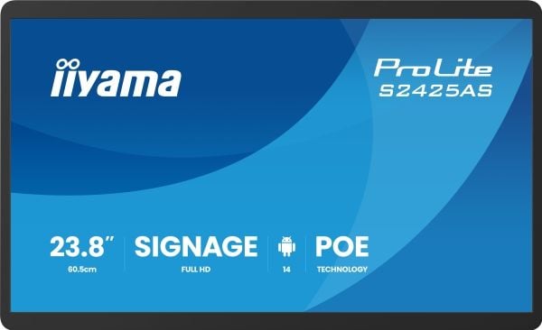 Monitorius IIYAMA 60.5m (23.8") S2425AS-B1P 16:9 M-Touch USB-C IPS