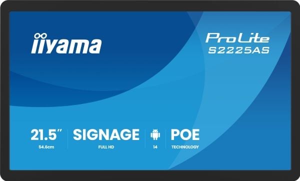 Iiyama - 1 - Gigabit Ethernet - Näyttö: LED 21.5" 1920 x 1080 (Full HD)