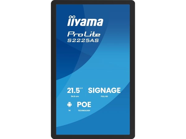Iiyama - 1 - Gigabit Ethernet - Näyttö: LED 21.5" 1920 x 1080 (Full HD)