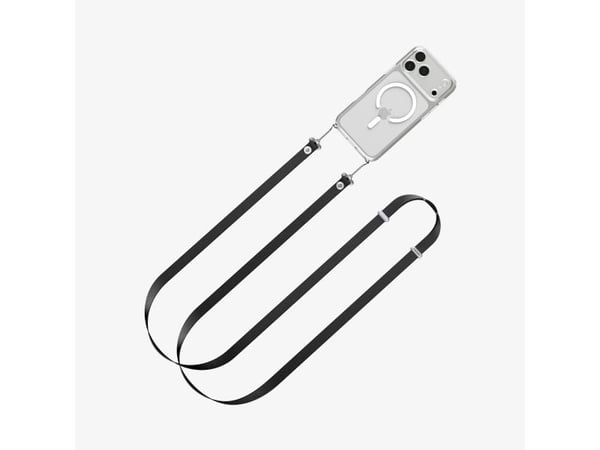 Spigen DA30L, Halsrem, Svart, Nylon, Läder, Apple, 0,9 m