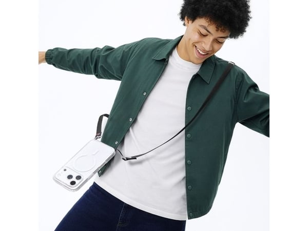 Spigen DA30L, Halsrem, Svart, Nylon, Läder, Apple, 0,9 m