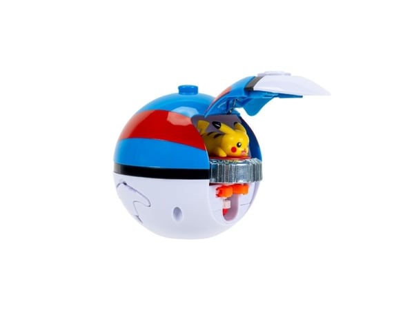 POKEMON BATTLE SPINNER PIKACHU WITH GREAT BALL