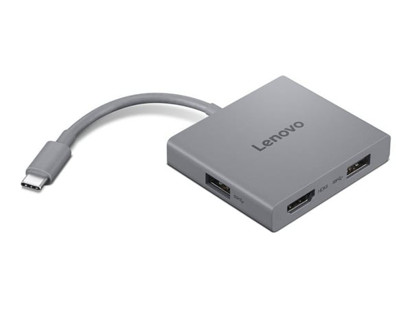 Lenovo 4 in 1 hub Gen 2 - Dockningsstation - USB-C - HDMI