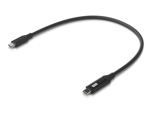 Ubiquiti UniFi - USB-kabel - USB-C (hann) til USB-C (hann) - USB 2.0 - 30 cm - flertrådet, USB-C Power Delivery (100W), built-in power meter - svar...