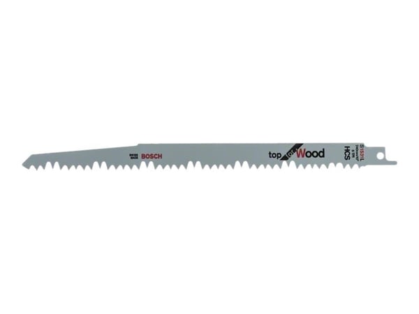 Bosch Top for Wood S 1531 L - Sagblad - for grovt tre, tennved - 100 deler - lengde: 240 mm