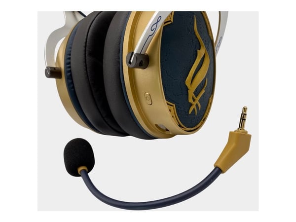 Lexip x Hogwarts Legacy - Ancient Magic - hodetelefoner med mikrofon - full størrelse - Bluetooth / 2,4 GHz radiofrekvens - kablet, trådløs - 3,5 m...