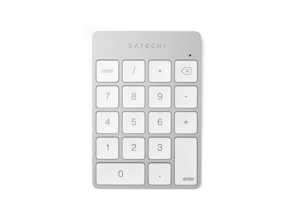 Satechi Slim Wireless Keypad - alumiininen Bluetooth-numeronäppäimistö (harmaa)