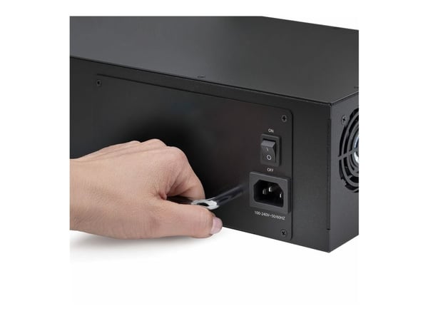 StarTech - Strømforsyning - "hot-plug" / redundant (plug-in modul) - AC 100-240 V - 130 watt - svart - TAA-samsvar