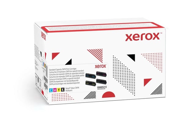 Xerox Value CMYK Multipack C230:lle ja C235:lle, (CMYK 1500 sivua), 1500 sivua, 1500 sivua, musta, Syaani, Magenta, Keltainen, 4 kpl