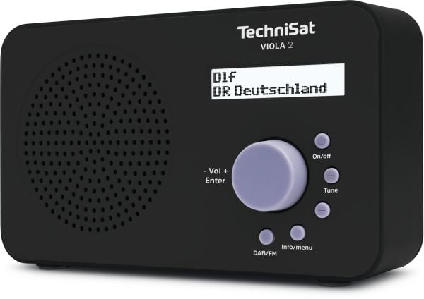 TechniSat VIOLA 2, Bærbar, Analog og digital, DAB+, FM, 87,5 - 108 MHz, 174 - 240 MHz, 1 W
