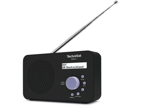 TechniSat VIOLA 2, Bærbar, Analog og digital, DAB+, FM, 87,5 - 108 MHz, 174 - 240 MHz, 1 W