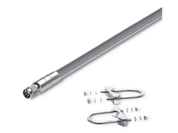 Qoltec - Antenne - 10 dBi - utendørs - grå