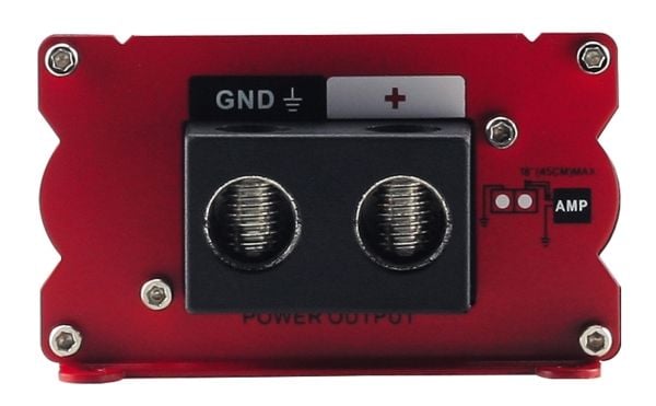 Renegade RX1800, Multi-array buffer capacitor, musta, Punainen, 18000 µF, 90 mm, 210 mm, 52 mm