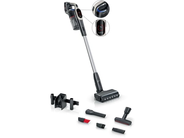 Pölynimuri BOSCH Unlimited 9 BCS931GAC, harmaa