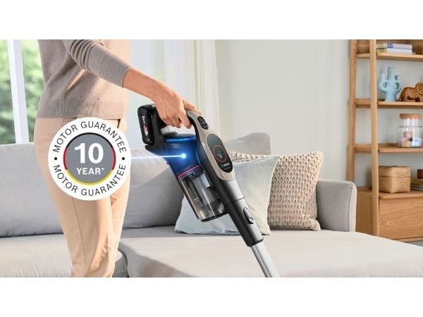 Pölynimuri BOSCH Unlimited 9 BCS931GAC, harmaa