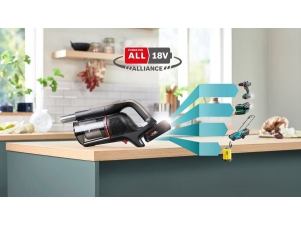 Pölynimuri BOSCH Unlimited 9 BCS931GAC, harmaa