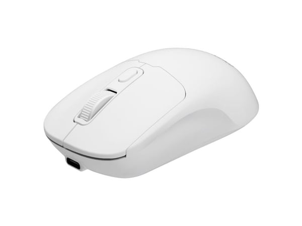 Savio MB-05, Ambidekstriøs, Bluetooth, 1600 DPI, Hvit
