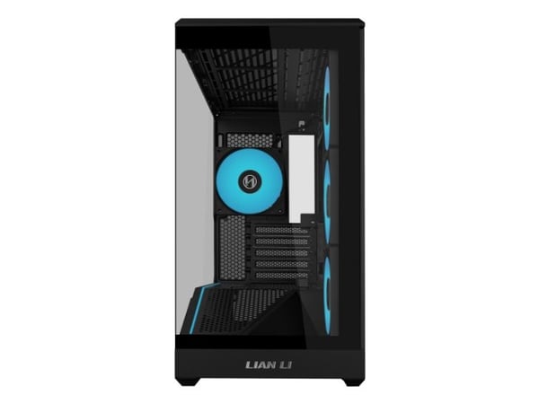Lian Li Vector V100R MINI, Mini Tower, PC, Svart, Micro ATX, Mini-ITX, Plast, Stål, Herdet glass, Spilling