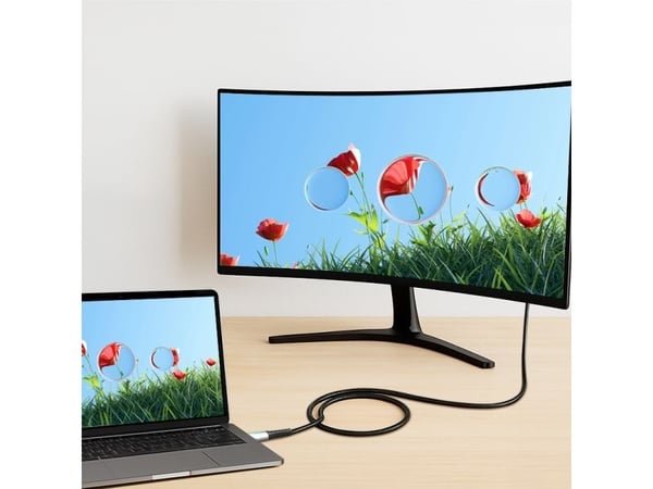 LogiLink USB-C 20 Gbps, 100W 0.3m punottu musta