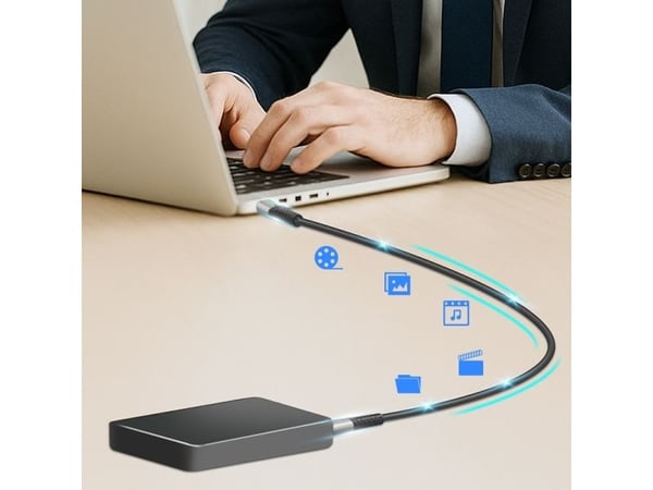 LogiLink CU0431, 0,5 m, USB C, USB C, USB 3.2 Gen 2x2, 20 Gbit/s, Svart