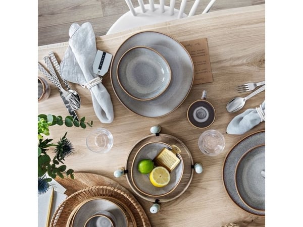Villeroy &amp; Boch Lave Beige kulho, litteä, 22 cm