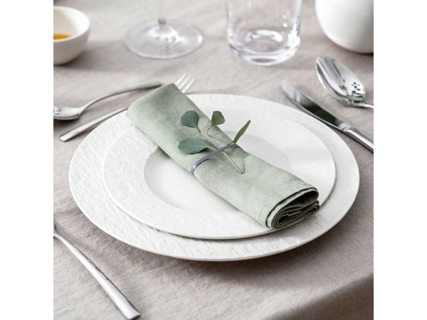 Villeroy & Boch Manufacture Rock servisesett, 6 deler, hvit