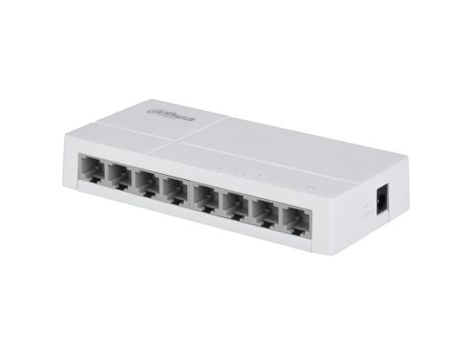 Dahua Technology PoE SF1008-EUR, Uhåndtert, Fast Ethernet (10/100), Strøm over Ethernet (PoE), Desktop
