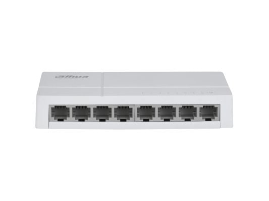 Dahua Technology PoE SF1008-EUR, Uhåndtert, Fast Ethernet (10/100), Strøm over Ethernet (PoE), Desktop