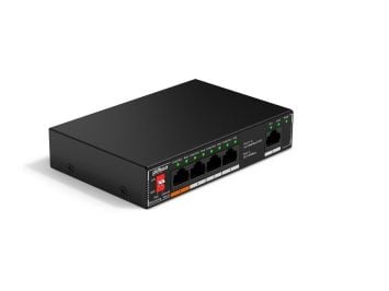 Dahua Technology PoE DH-SF1005, Hallitsematon, L2, Fast Ethernet (10/100), Power over Ethernet -tuki, Työpöytä-/seinäkiinnitys, Seinäkiinnitteinen