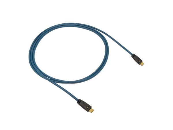 OEHLBACH D1C9566, 1 m, USB C, USB C, USB 3.2 Gen 2 (3.1 Gen 2), 40 Gbit/sek, Blå, Svart
