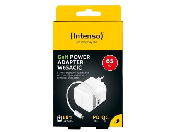 Intenso 7806520, Universal, Innendørs, 110 - 240 V, 50/60 Hz, 65 W, 11 V