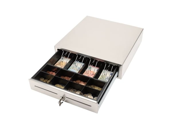 Olympia LD 410S, Manuell kasseskuff, Rustfritt stål, Rustfritt stål, 12-24 V, CM 940, CM 941, CM 942, CM 955, CM 985, K100, K200, K200 plus, T110, ...