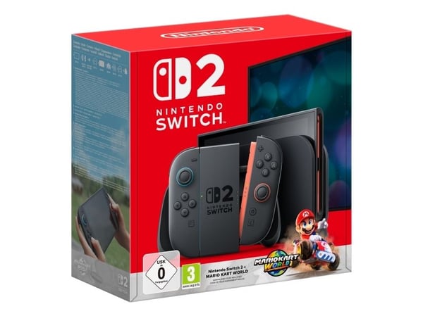 Nintendo Switch 2 - Håndholdt spillkonsoll - 4K - HDR - Mario Kart World