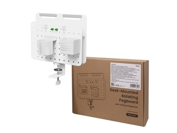 LogiLink PB0106, Stål, Plast, Hvit, Monokromatisk, Universell, 10 kg, 332 mm