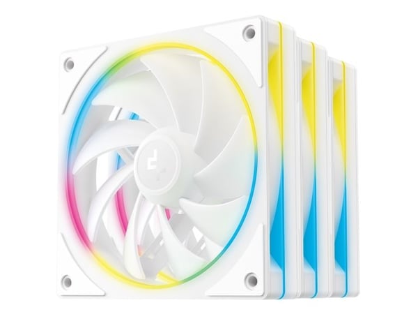 DeepCool FL12 SE WH 3IN1, Vifte, 12 cm, 400 RPM, 1900 RPM, Hvit