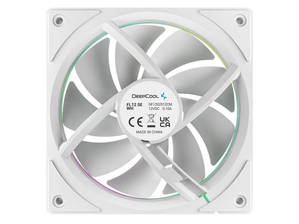 DeepCool FL12 SE WH 3IN1, Vifte, 12 cm, 400 RPM, 1900 RPM, Hvit