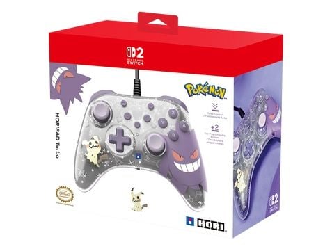 Hori HORIPAD Turbo, Spelplatta, Nintendo Switch 2, Nintendo Switch OLED, D-pad, Riktningsknappar, Home-knapp, Turbo-knapp, Kabel, Svart, 3 m