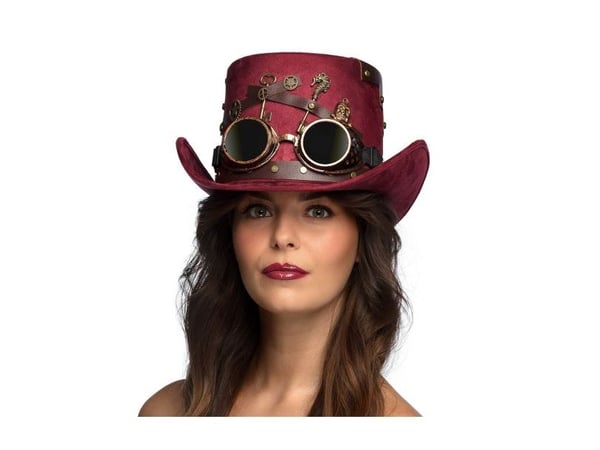 Bordeaux keypunk-hatt