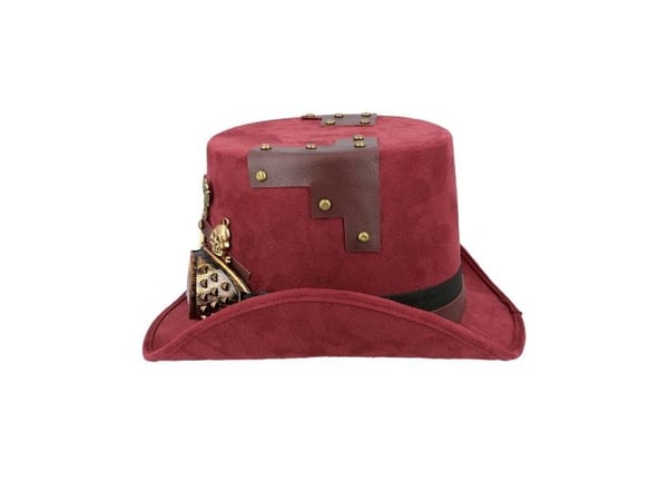 Bordeaux keypunk-hatt