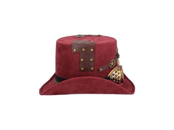 Bordeaux keypunk-hatt