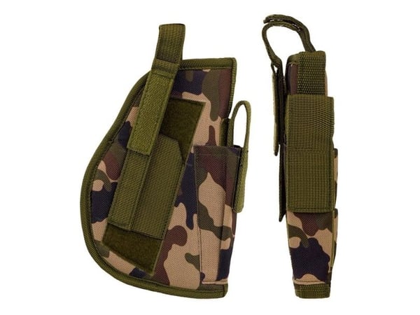 Camouflage pistolhylster til ben