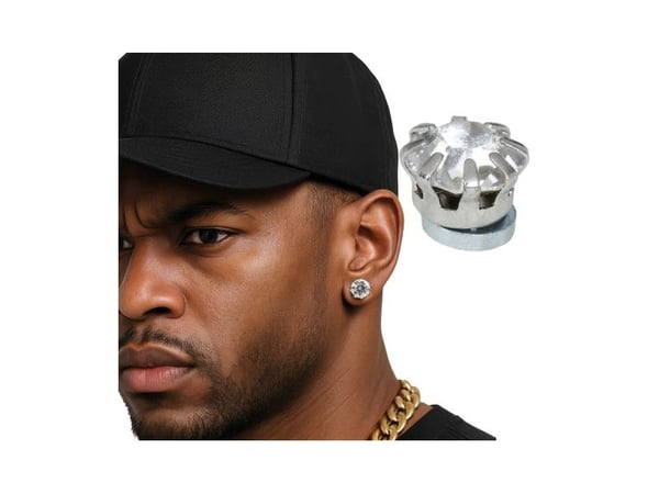Magnetiske diamantøreringer, 2 stk