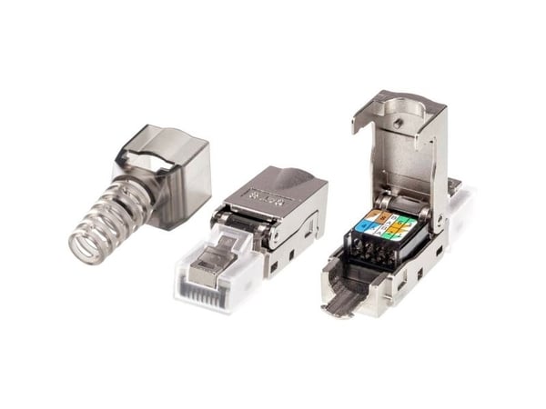 ATEN 2A-245G, J-45, hopea, uros, suora, sinkki, Cat6a