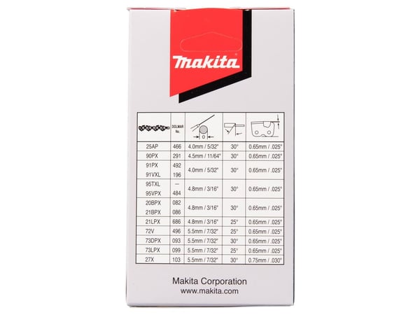 Makita 95VPX, Varje varumärke, Mikromejsel, 330,2 / 40 mm (13 / 40"), 1,3 mm, 33 cm, 4,8 mm